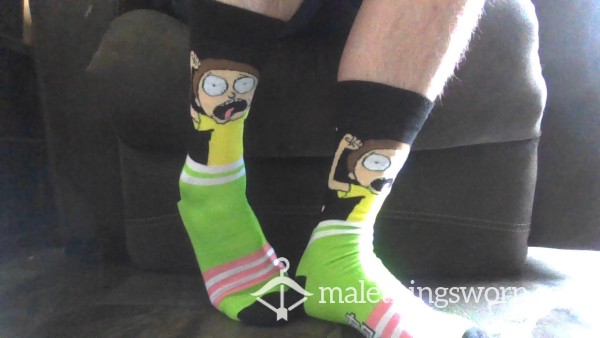 Rick And Morty Casual Crew Socks