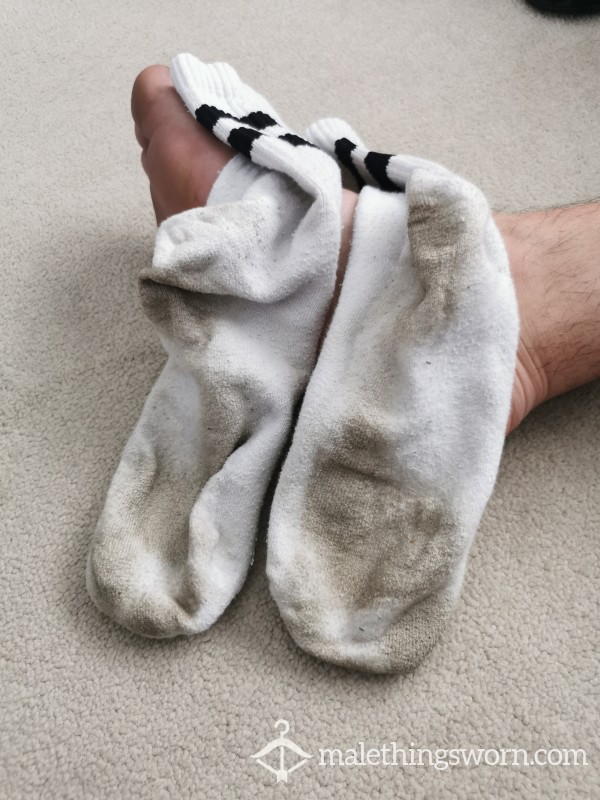 Ripe Stained White Socks