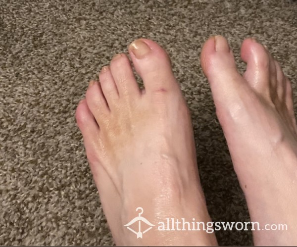 Rubbing Oil On My Feet