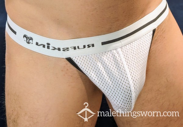 Rufskin White Sport Mesh Pouch Underwear