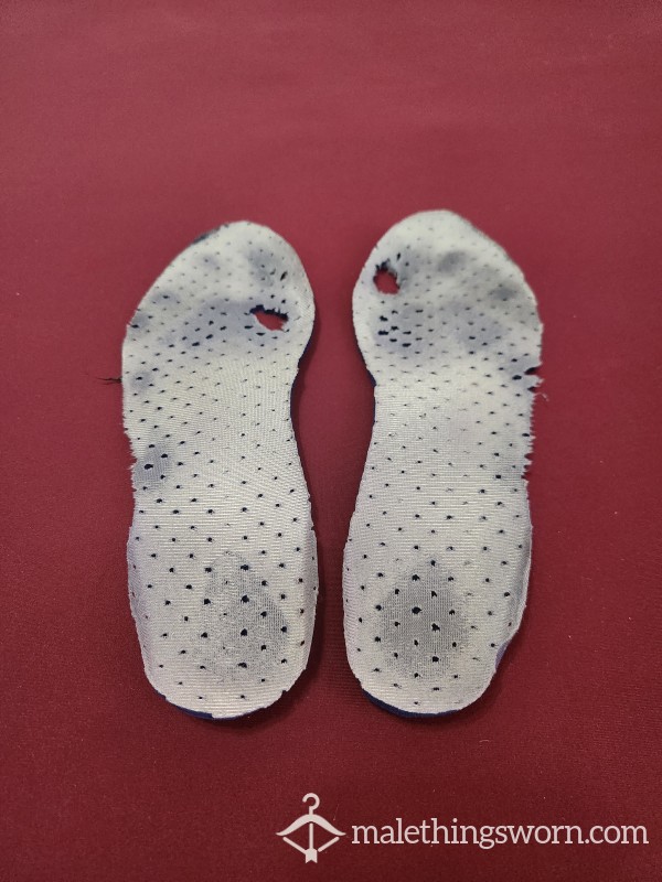 Ruined Insoles! Stinky, Sweaty, And Stained By Daddy's Foot Prints! 👣