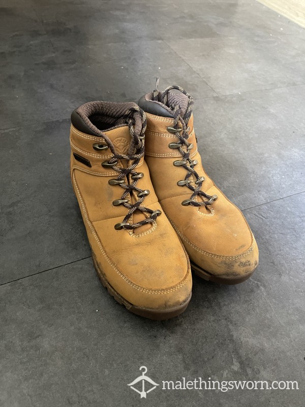 Sandy Coloured Work Boots