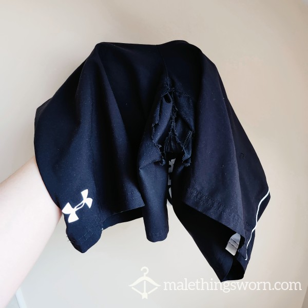 Scally Chav Sweaty Workout Gym Under Armour Shorts - Heavily Used