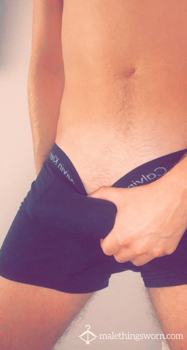 Scally Used Black CK Boxers