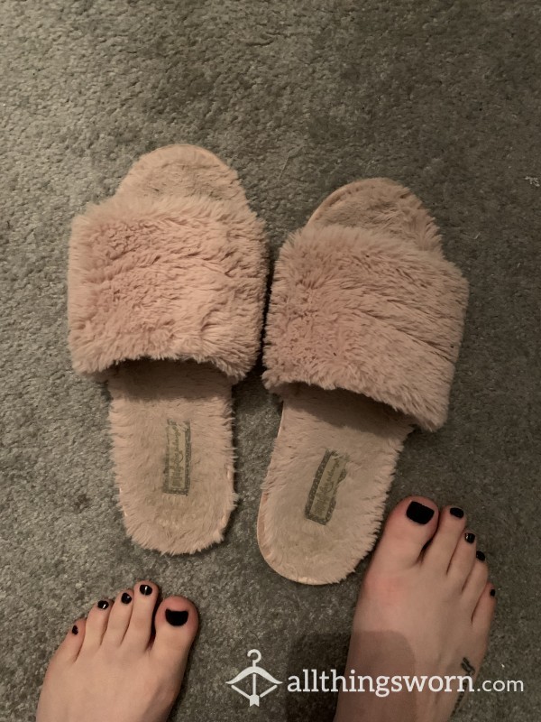 Scottish Mistress Favourite Pink Slippers Worn Every Day 🤫