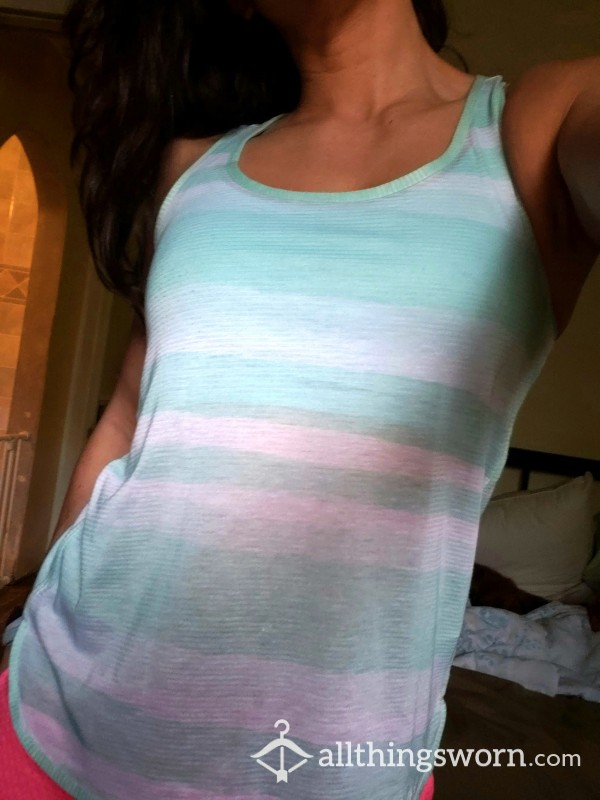 Seagreen Sweaty Gym Top From Brooks XS