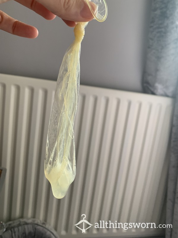 See Alphas Cock Step By Step Before And After Filling A Condom