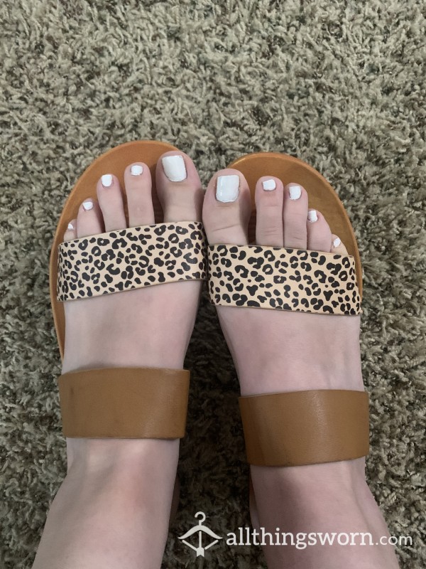 Sexy Cheetah Sandals
