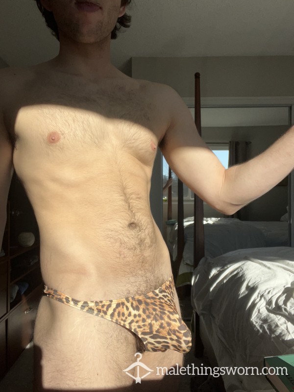 Sexy Leopard Print Thong