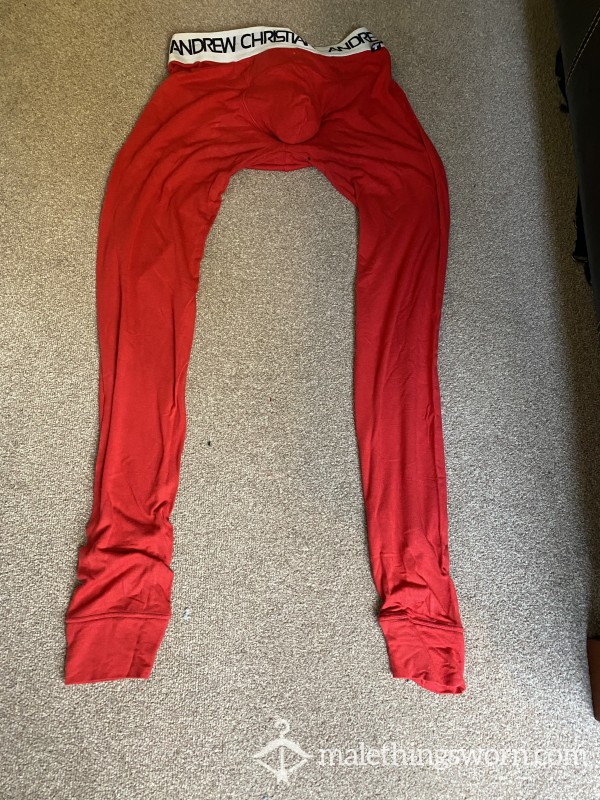 Sexy Red Andrew Christian Long Johns