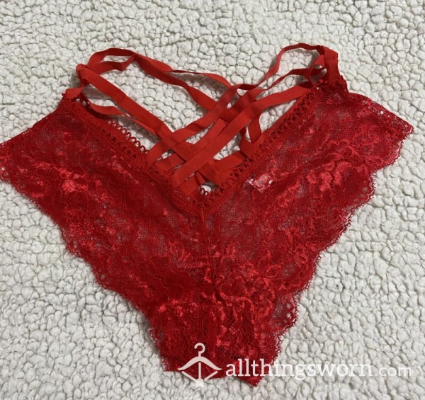 Sexy Red Lace Panty