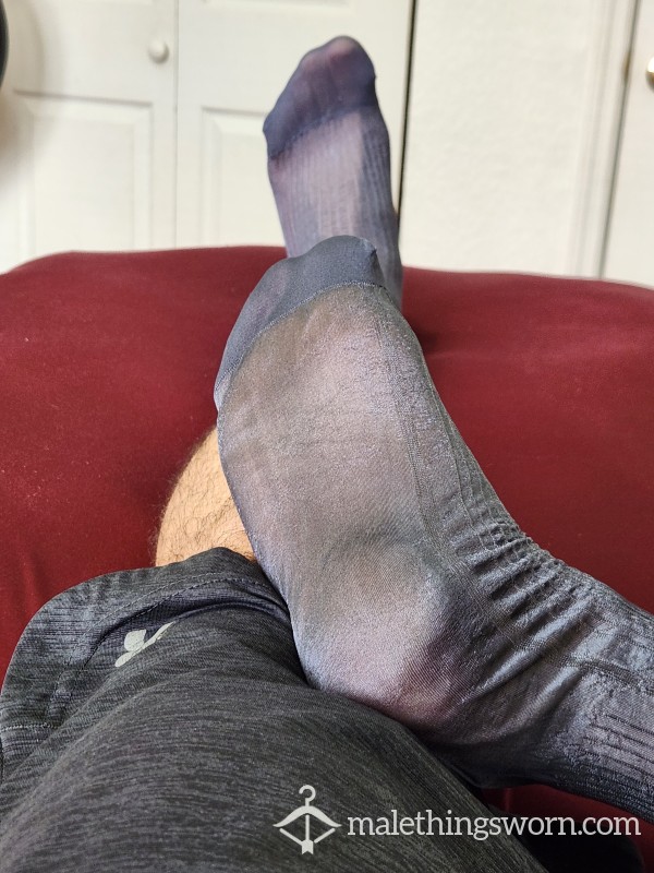 Sexy Sheer Dress Socks, 4 Different Color Choices, 2 Day Wear 👨‍💼