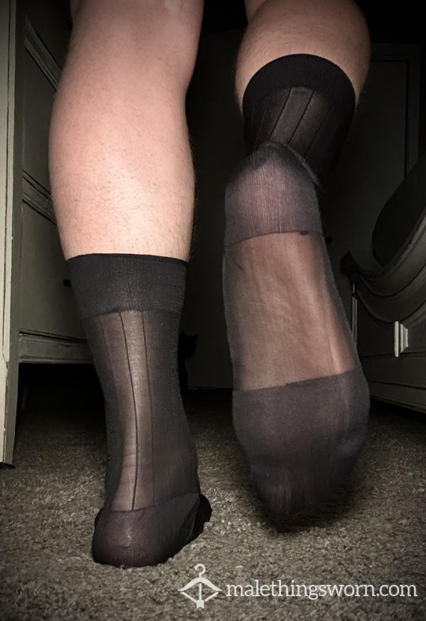 Sheer Nylon Dress Socks