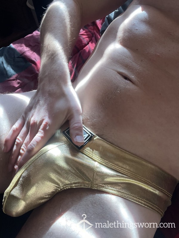 Shiny Gold Briefs