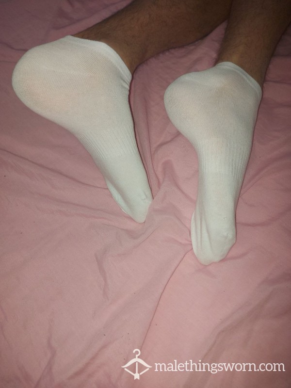 Short White Socks Cotton Calzini In Cotone Corti Socken Chaussettes Calcetines