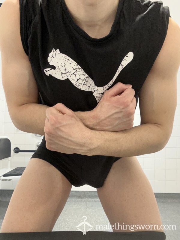 Showing Off In The Gym Toilets
