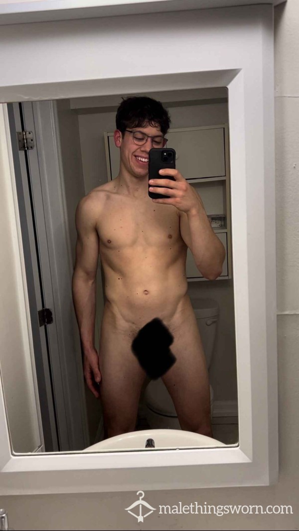 Showing Off Then Cumming On Mirror