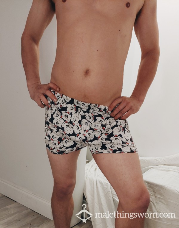Silk Mickey Mouse Boxers Size S