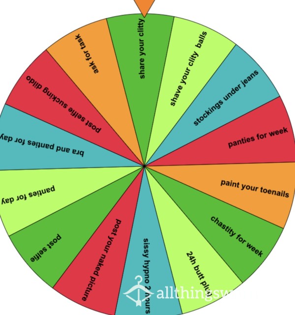 Sissy Spin Wheel £5 A Spin