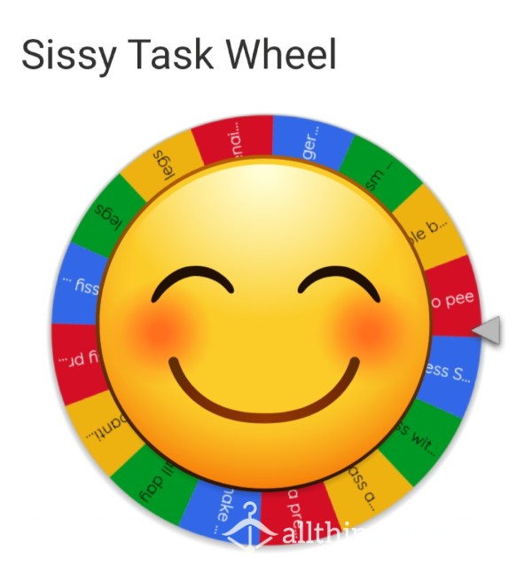 Sissy Spin Wheel Tasks 👗💃💅😊😈