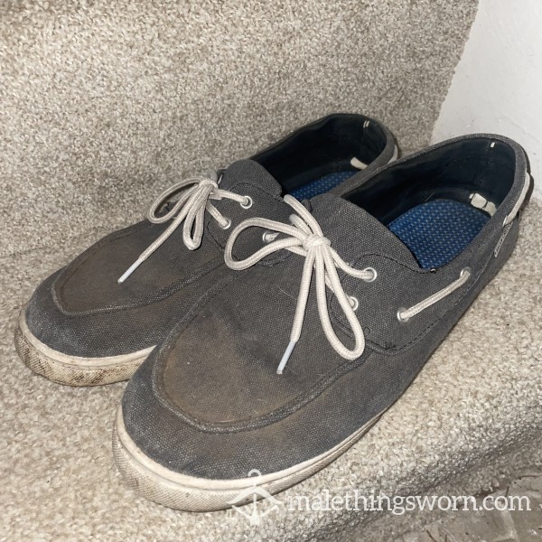 Size 13 Boat Shoes Well-worn Casual