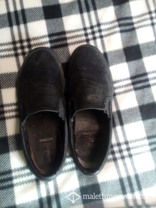 Size 9 Black Shoes (Wornout And Smelly)