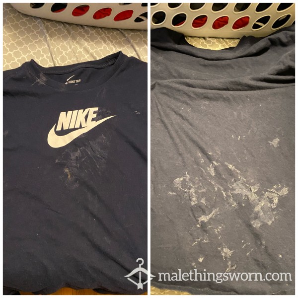 Size Medium Nike Workout Shirt (also Used As Cum Rag Afterwards)