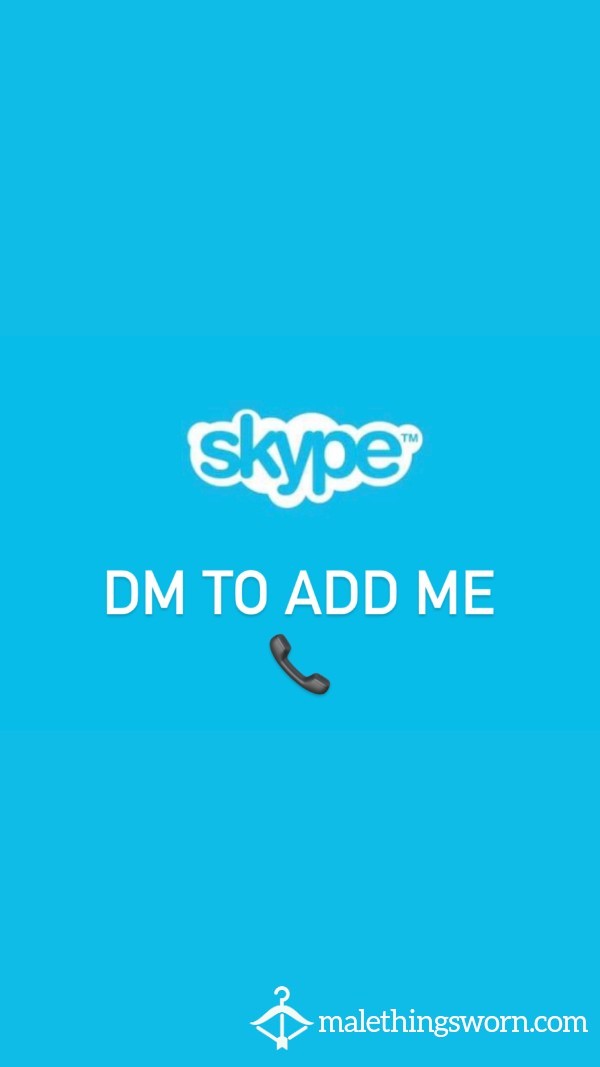 Skype Audio Call With Me...Degrade, Role Play, Naughty, Wank