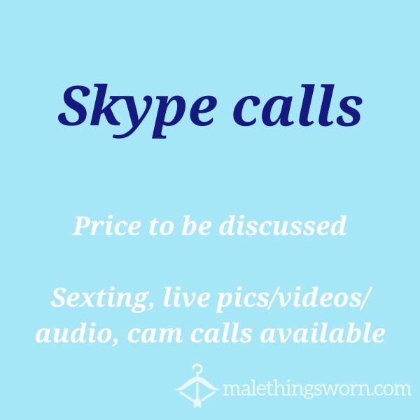 Skype Sexting And Video Calling