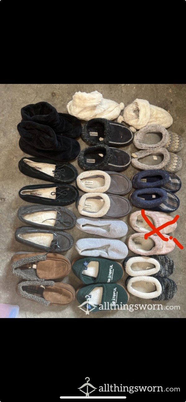 Slippers Comes With Seven Day Wear Pick Your Pair