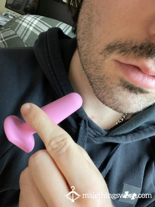 Small Pink Butt Plug - Used & Abused