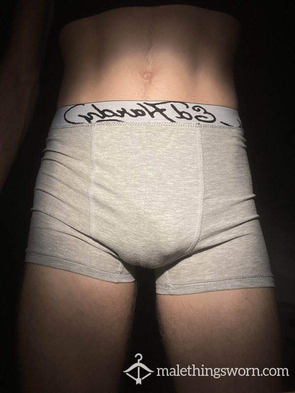 SMELLY Grey Ed Hardy Underwear Size S