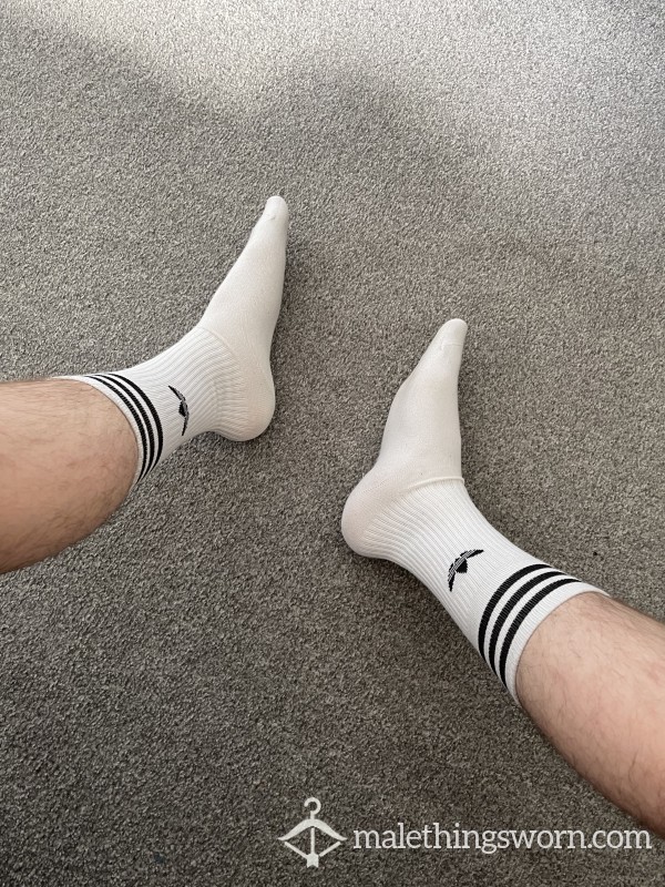Smelly White Adidas Socks