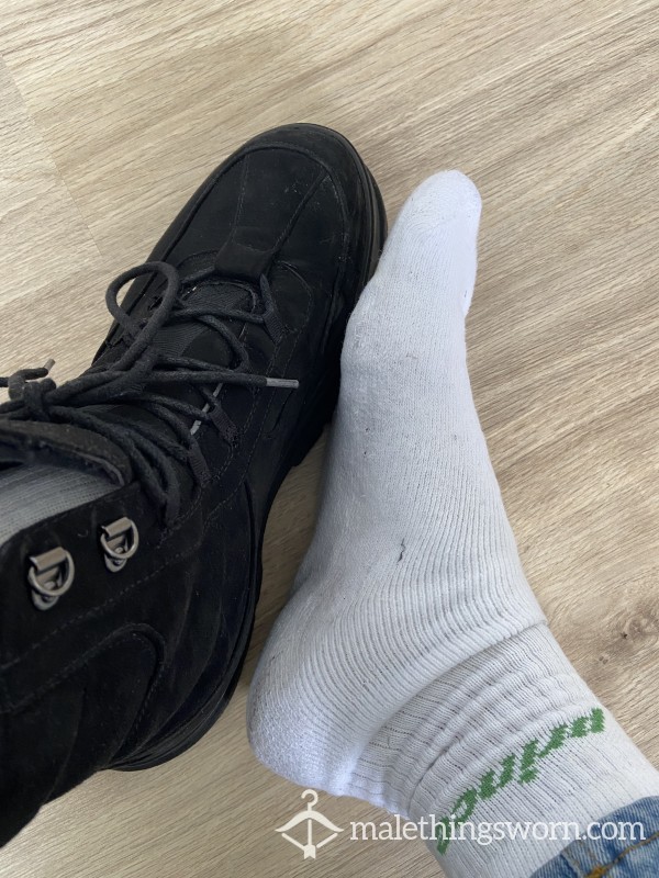 Smelly White Work Socks