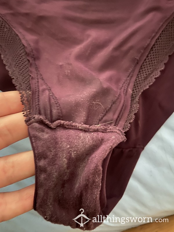 SOAKED Purple Cheeky Panties