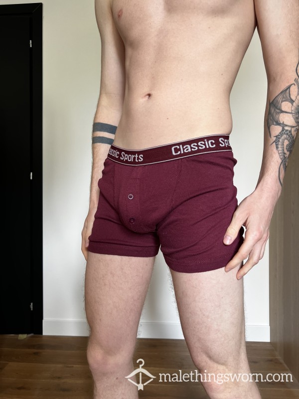 Soft Button Fly Boxers