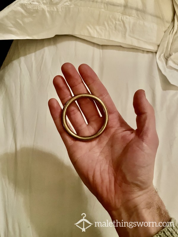 Solid Brass Cock Ring
