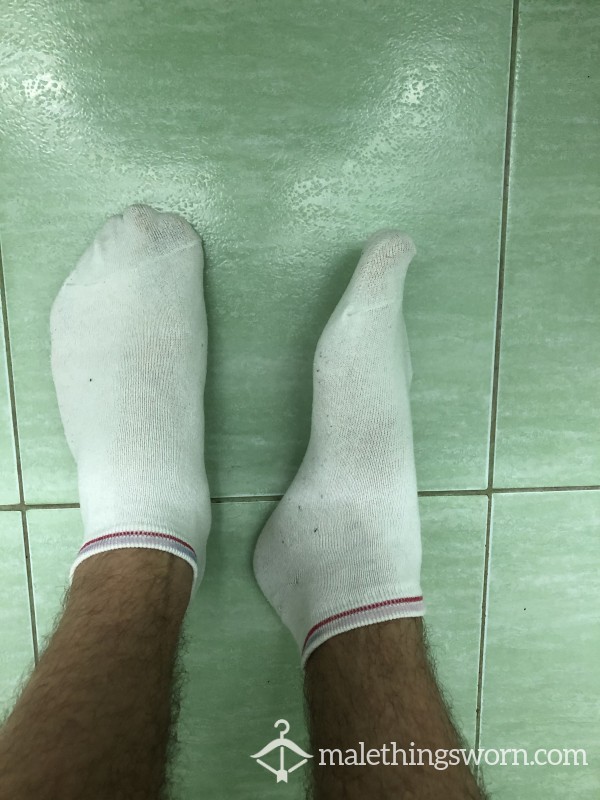 Special Smelly White Socks - Used For Cardio