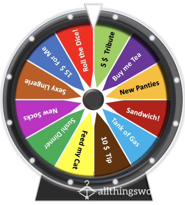 Spin The Wheel!  25$ Limit Findom