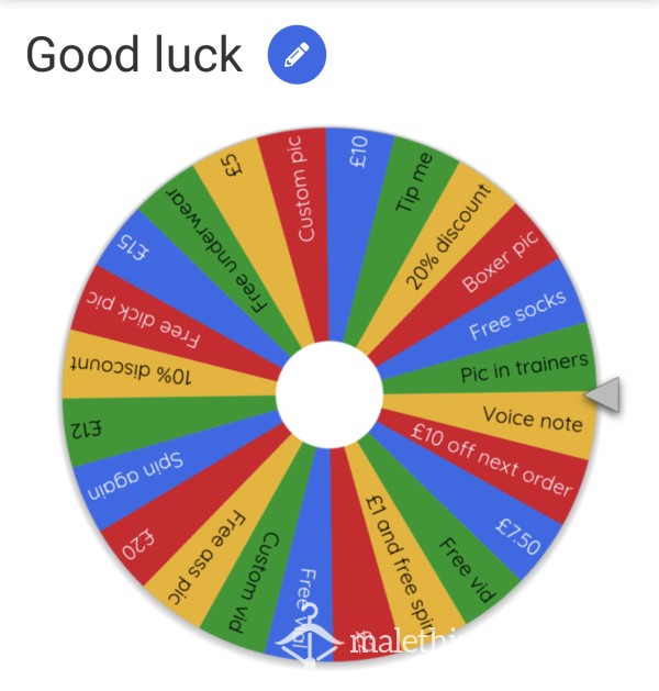 Mixed: Spin The Wheel