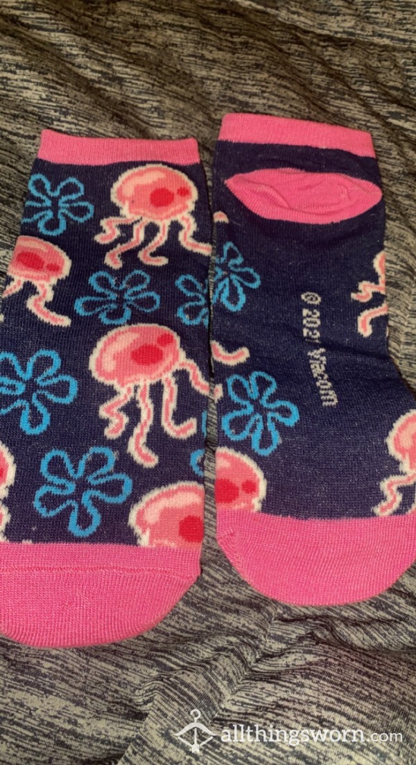 Spongebob Themed Jellyfish Socks