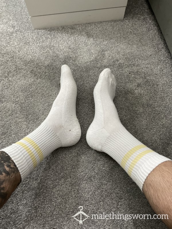 Sporty White Socks