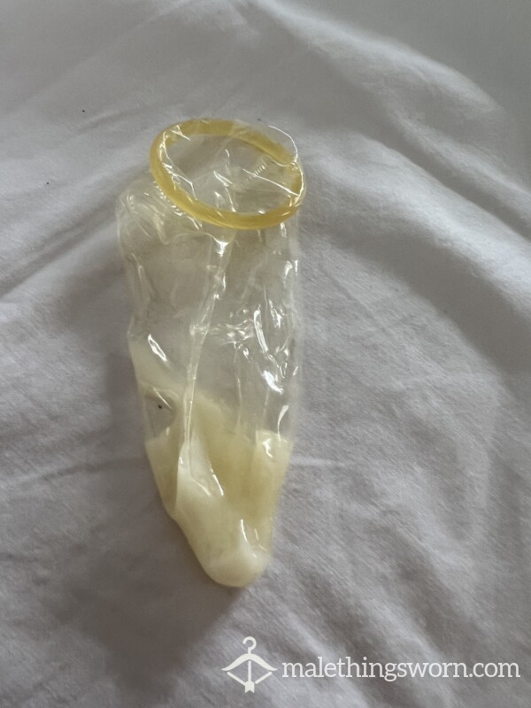 Spunked Condom