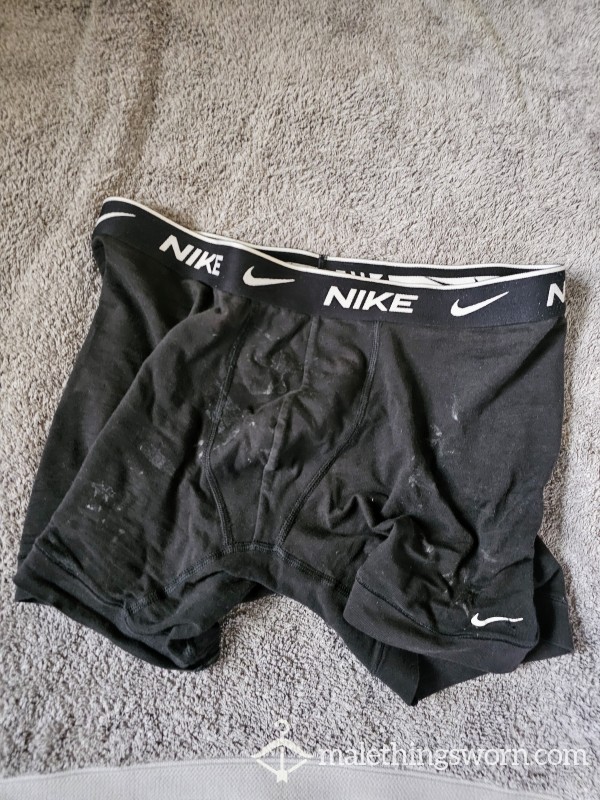 Sticky And Used Nike Boxer Shorts