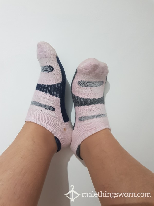 Stinky Pink Gym Socks