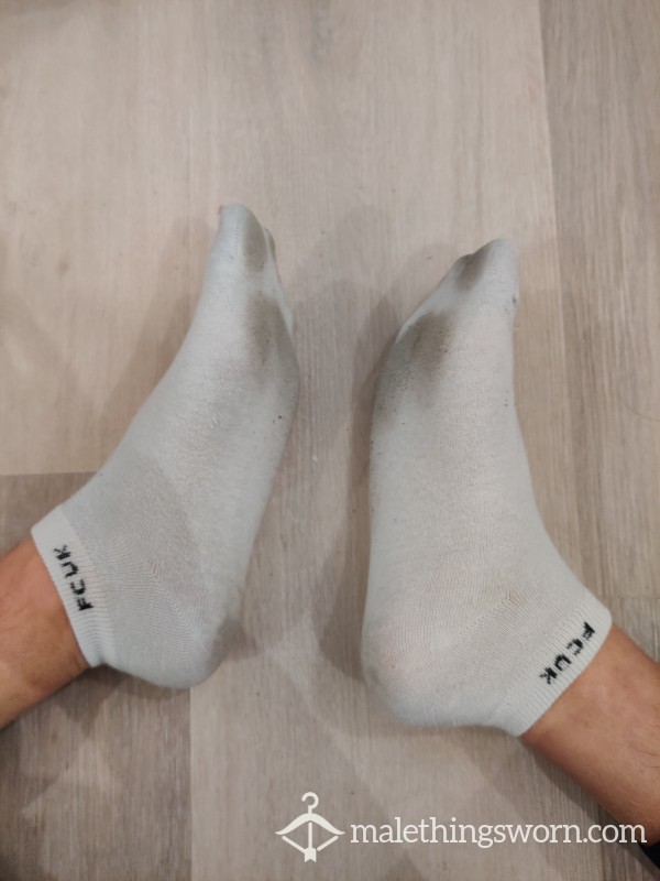 Dirty White FCUK Socks