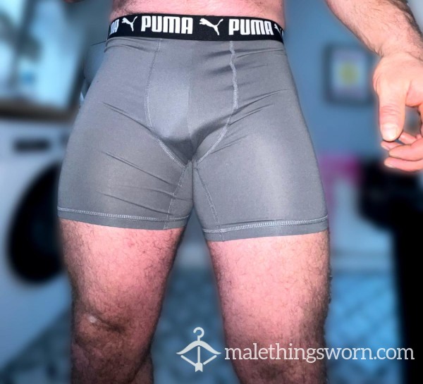 ⛈️☂️Stormy Grey Collection ⛈️☂️- Puma Boxers, Stretched Elasticated Fabric - 24 Hours Wear Plus FREE UK Delivery