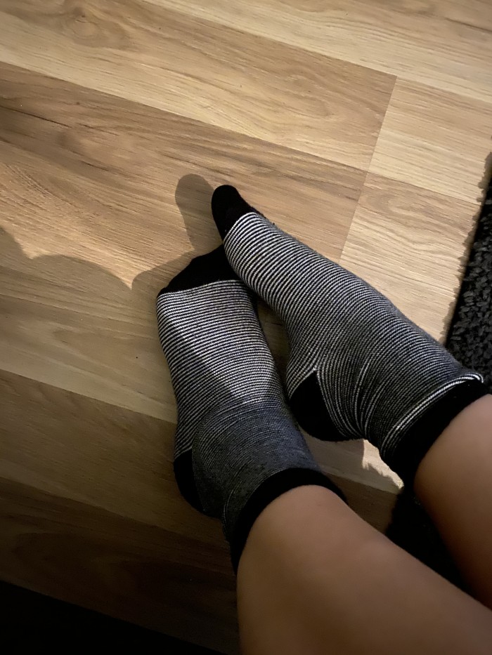 Dirty Striped Socks