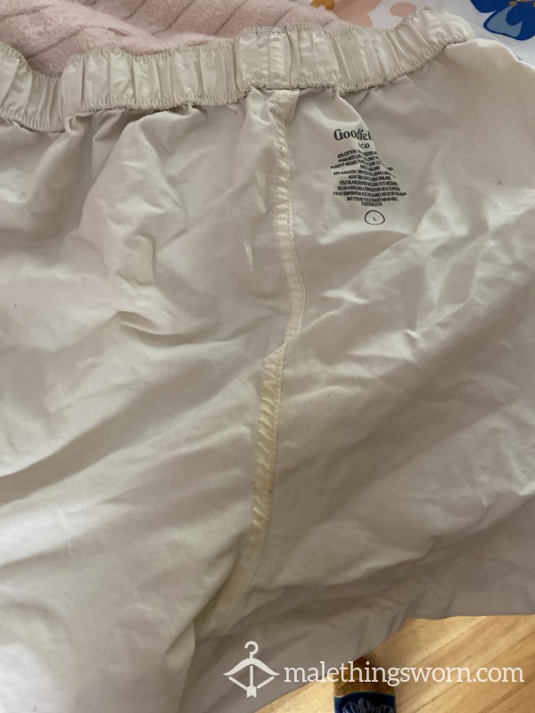 Sweat Stained White Boxers