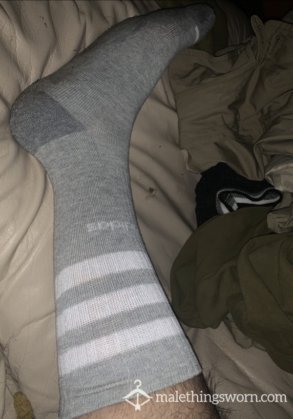 Sweaty Adidas Socks